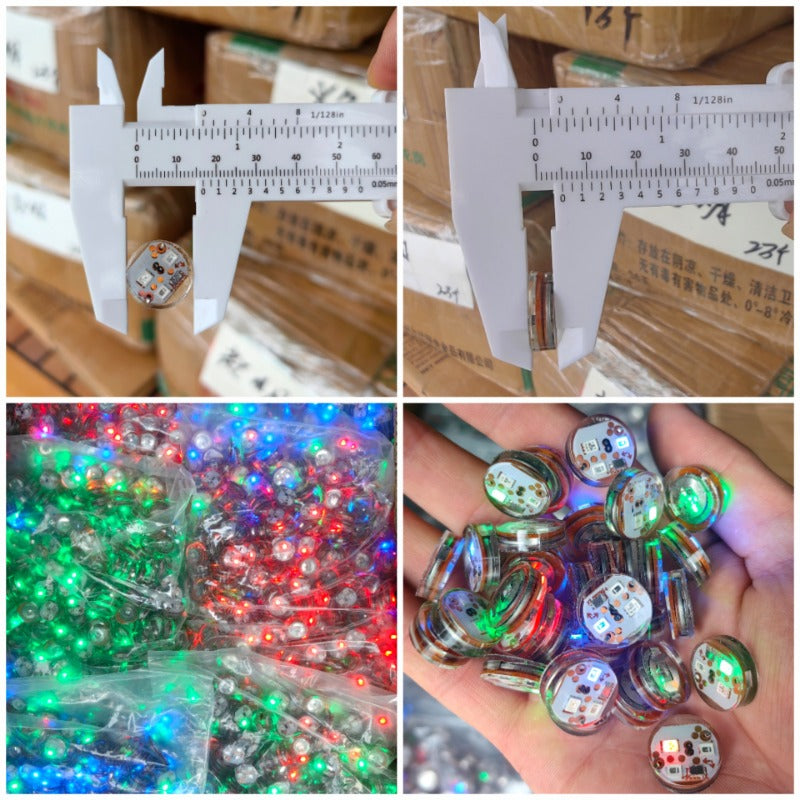 Wholesale 20pcs Vibrating Light Luminous Watch Light Toy Accessories Flash Ball Red and Blue Double Flash Multipurpose Light